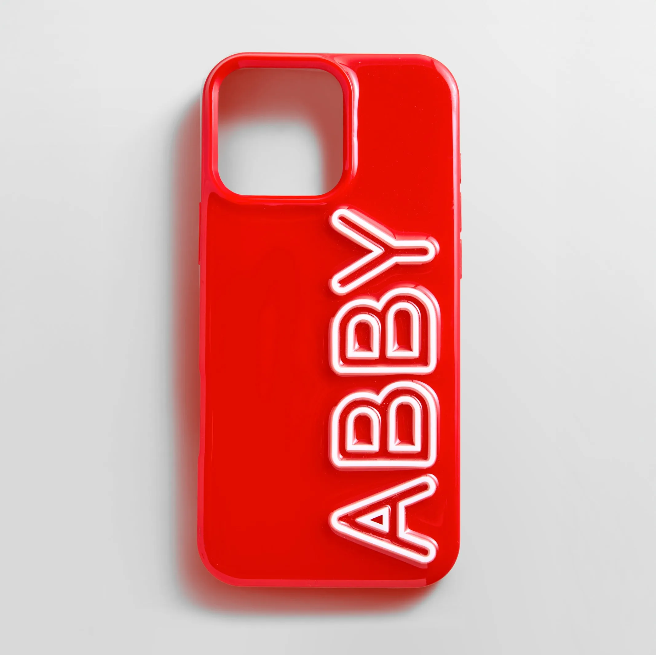 Fine Line Custom iPhone Case - Red/White sold by BaubleBar