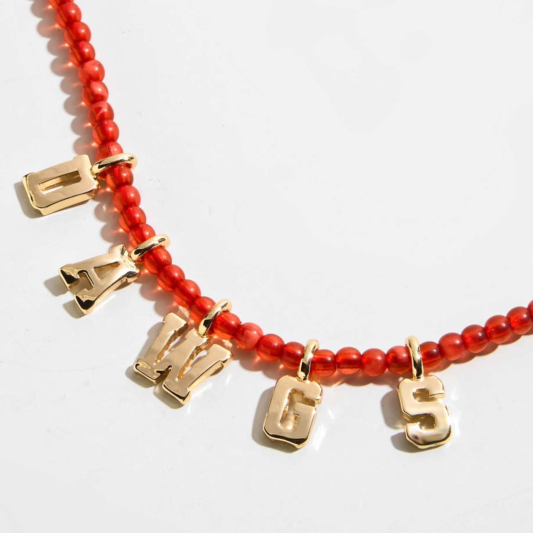 University of Georgia Delicate Beaded Necklace - University of Georgia sold by BaubleBar product image thumbnail 3