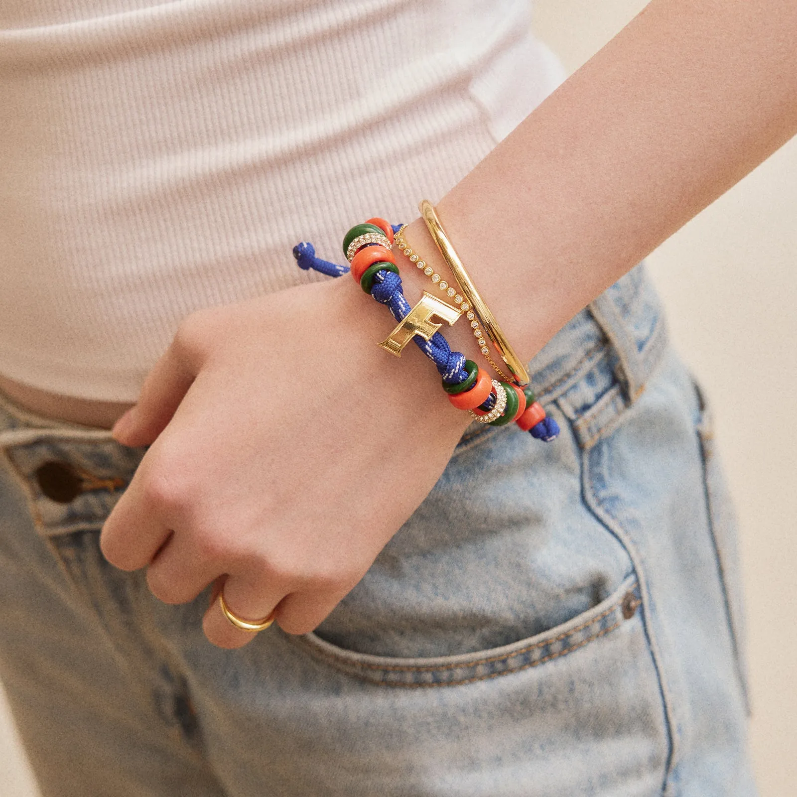 University of Florida Knotty Logo Bracelet - University of Florida sold by BaubleBar product image thumbnail 2