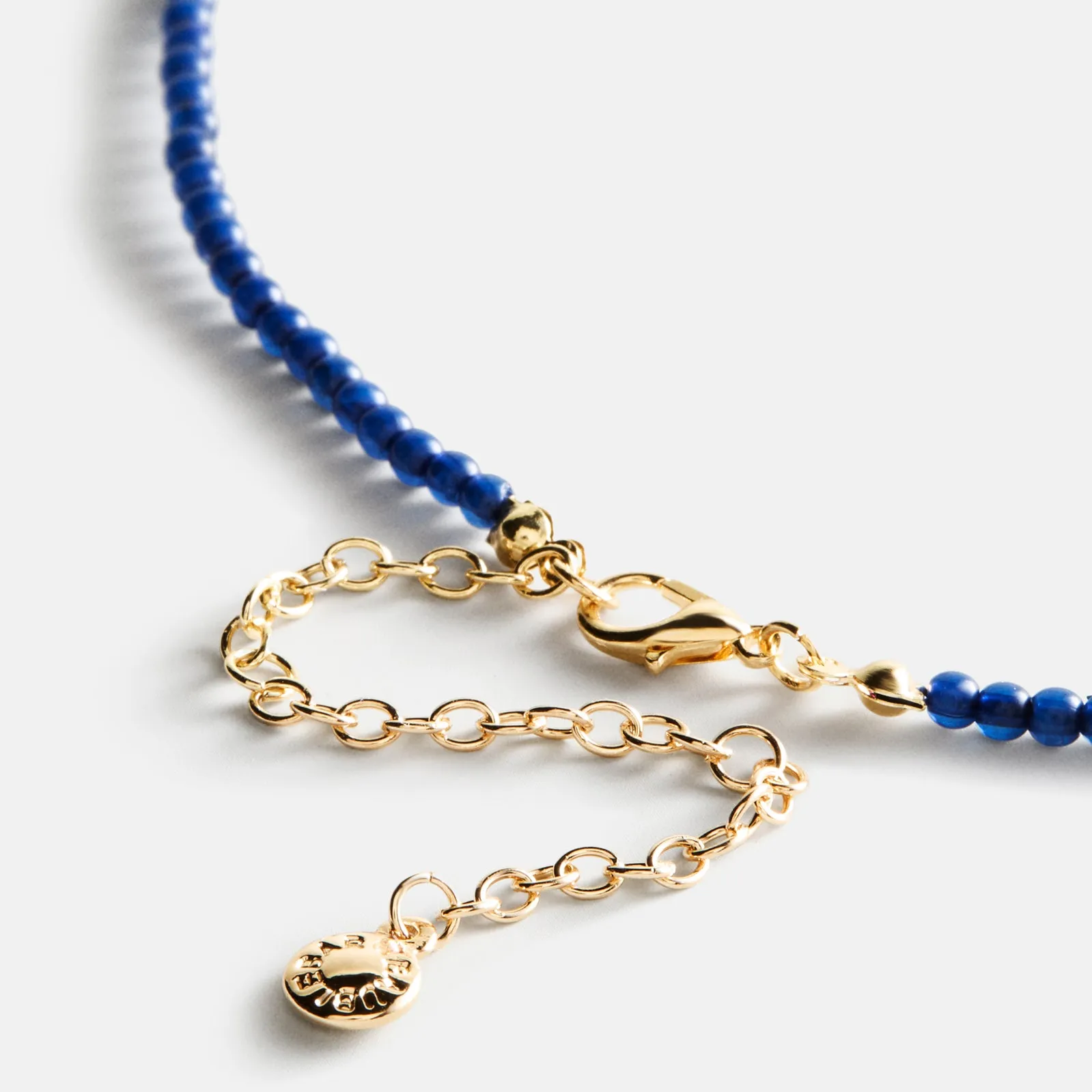 University of Michigan Delicate Beaded Necklace - University of Michigan sold by BaubleBar product image thumbnail 4