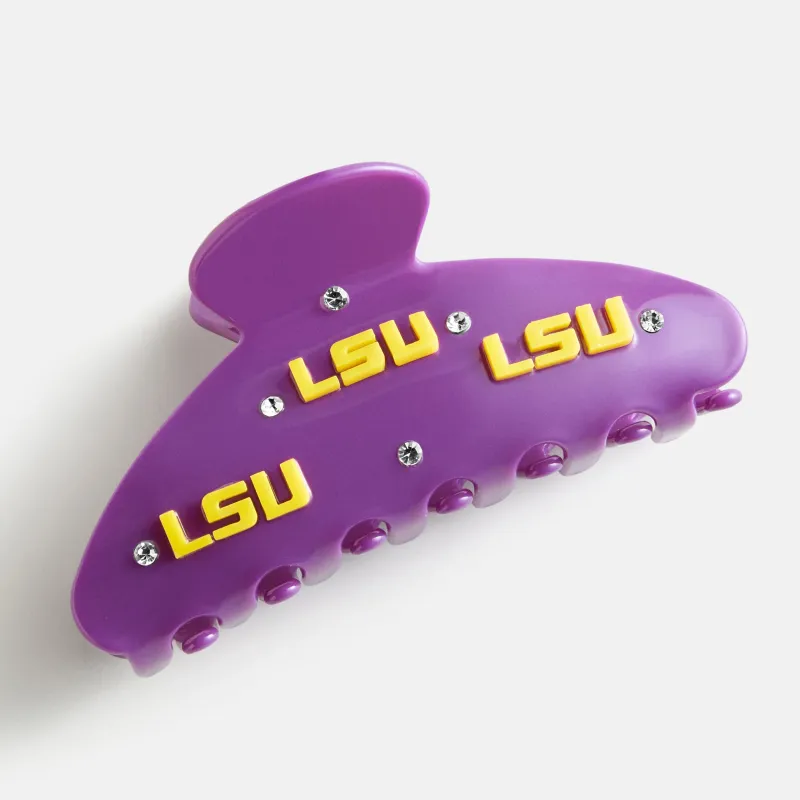 Louisiana State University Logo Hair Claw Clip - Louisiana State University made by BaubleBar