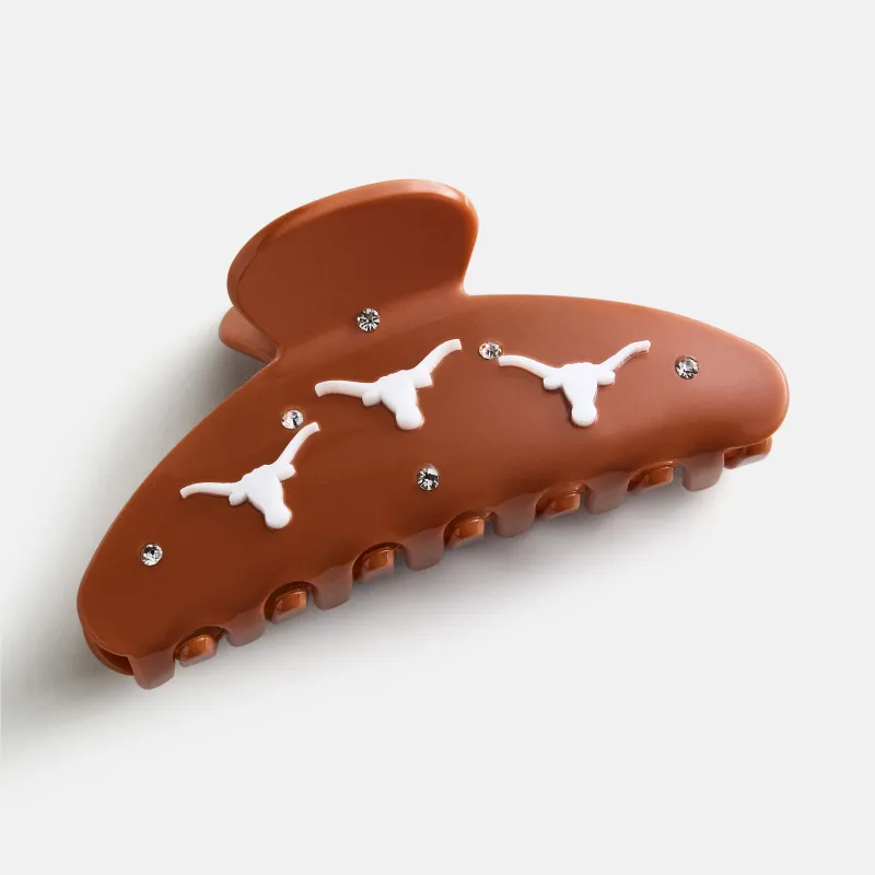 University of Texas at Austin Logo Hair Claw Clip - University of Texas at Austin made by BaubleBar