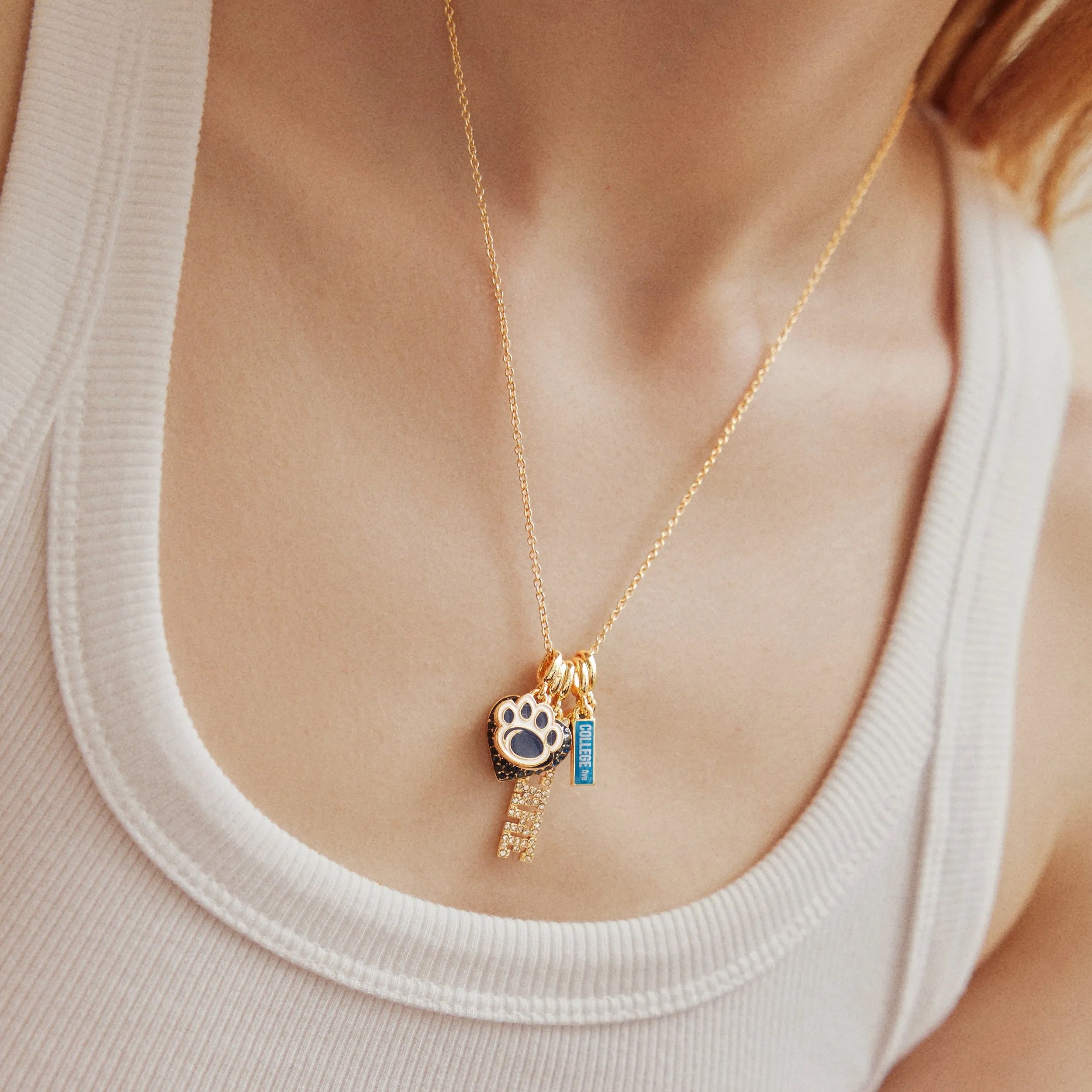 Penn State University Cluster Charm Necklace - Penn State University sold by BaubleBar product image thumbnail 3