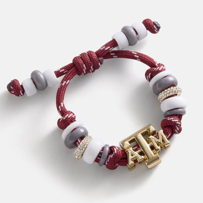 Texas A&M University Knotty Logo Bracelet - Texas A&M University made by BaubleBar