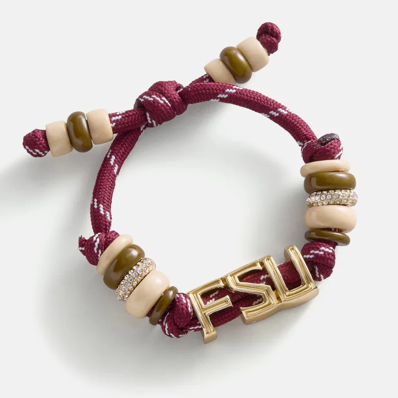Florida State University Knotty Logo Bracelet - Florida State University made by BaubleBar
