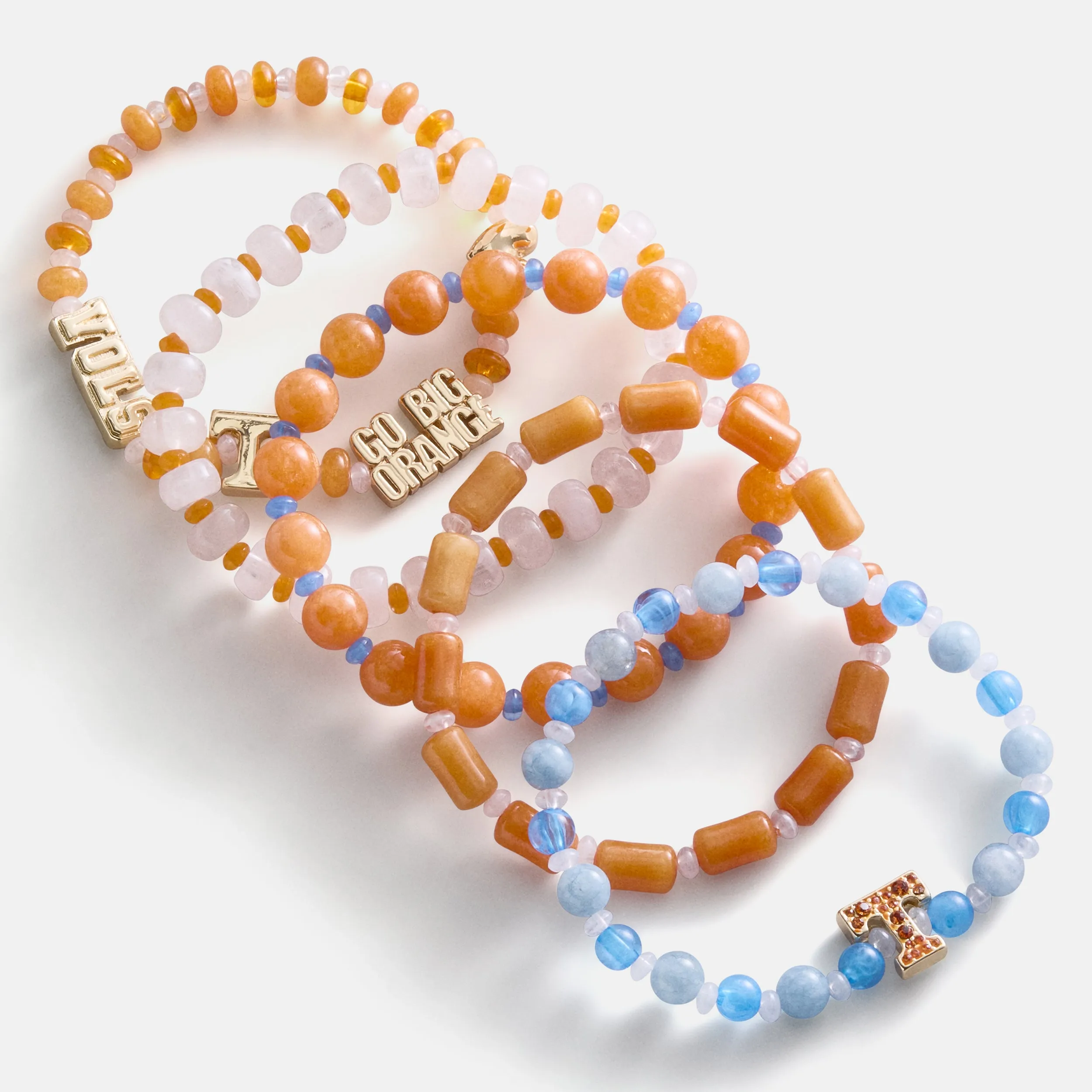 University of Tennessee Beaded Bracelet Set - University of Tennessee sold by BaubleBar product image thumbnail 4