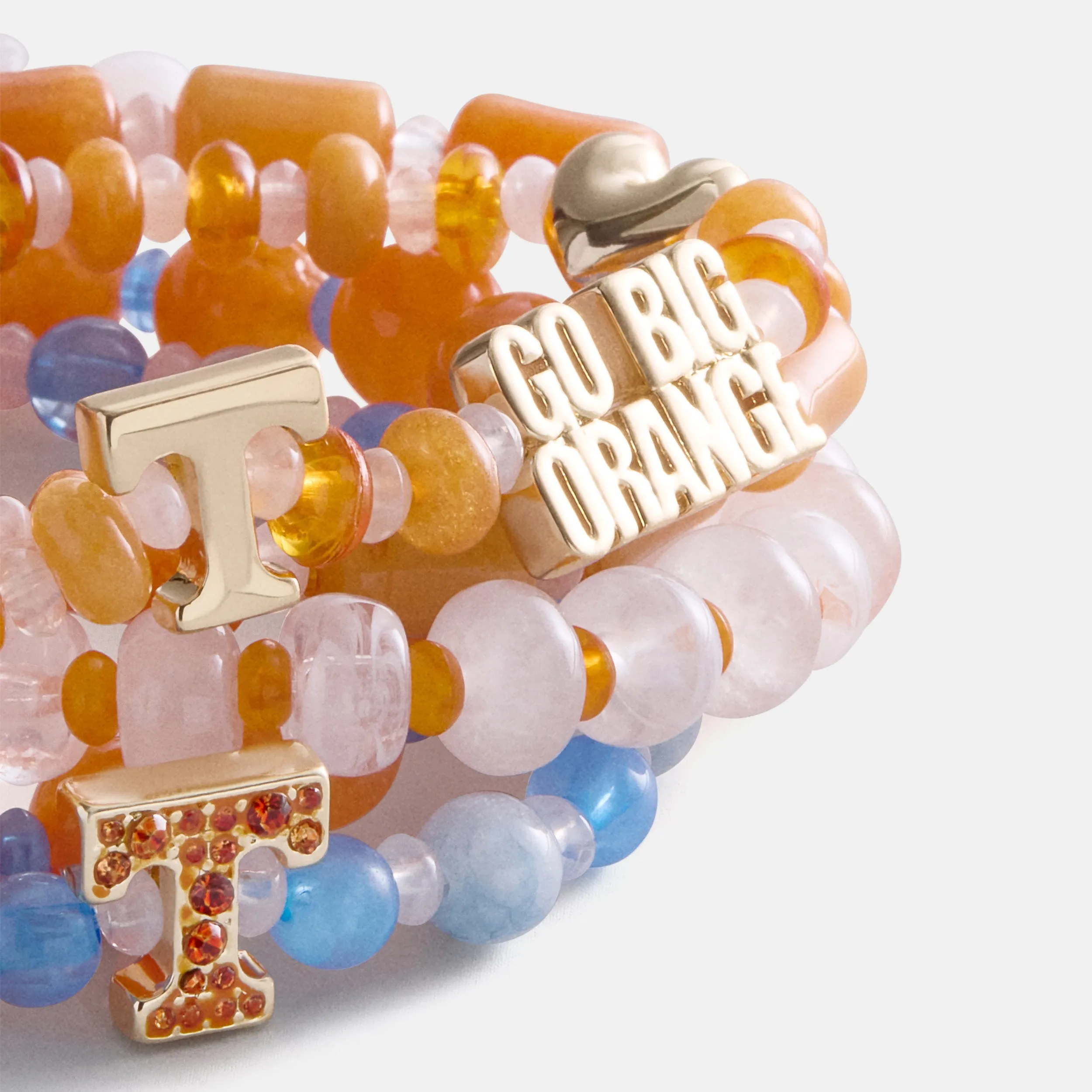 University of Tennessee Beaded Bracelet Set - University of Tennessee sold by BaubleBar product image thumbnail 3
