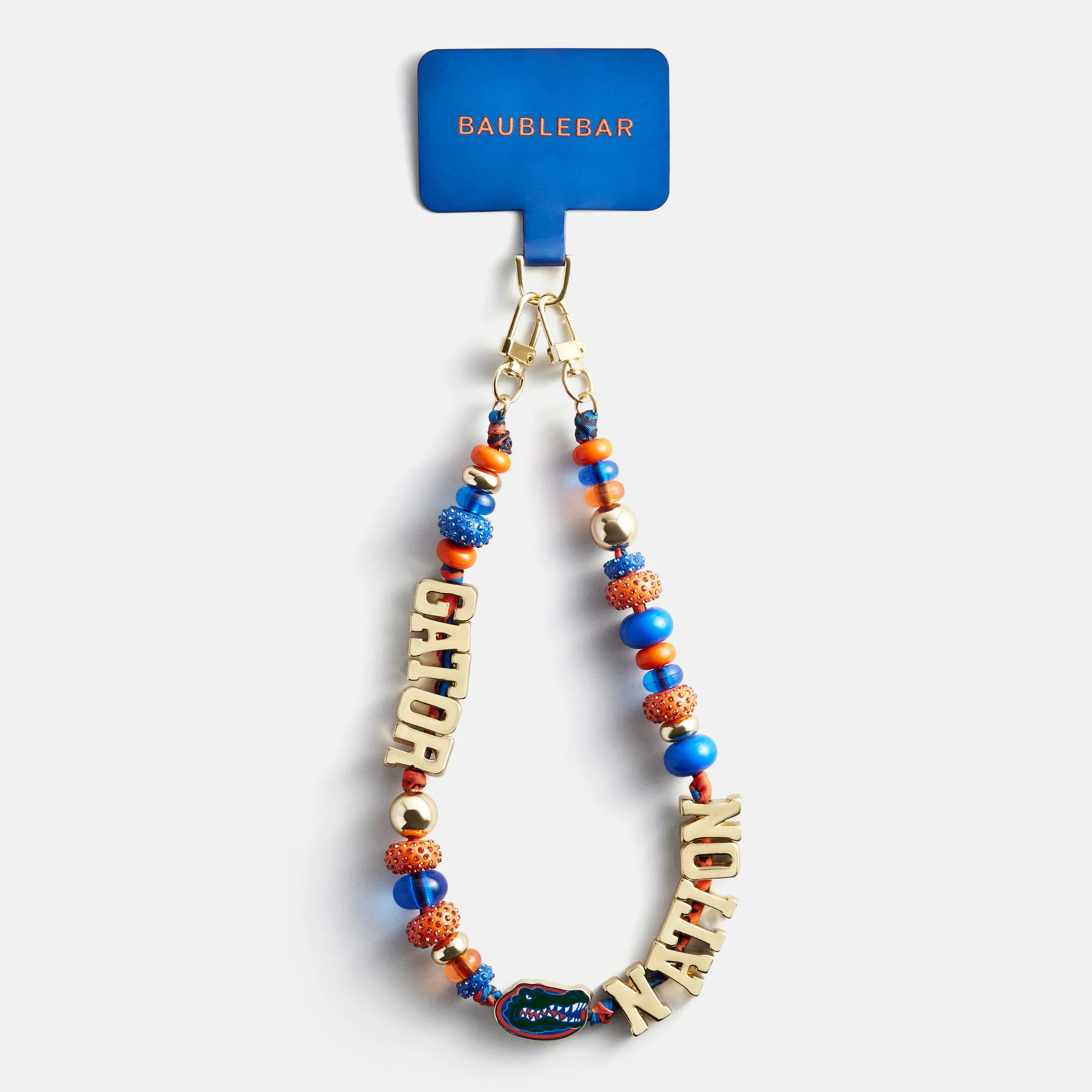 University of Florida Beaded Bandana Phone Charm - University of Florida sold by BaubleBar