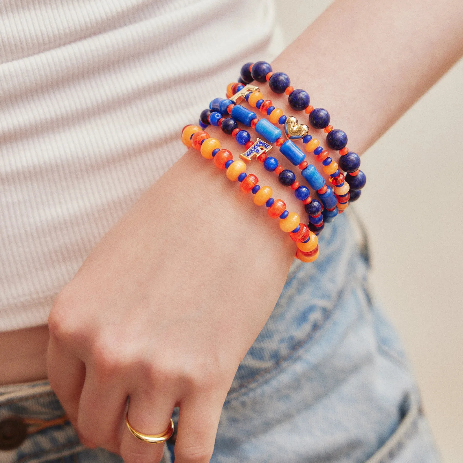 University of Florida Beaded Bracelet Set - University of Florida sold by BaubleBar product image thumbnail 2