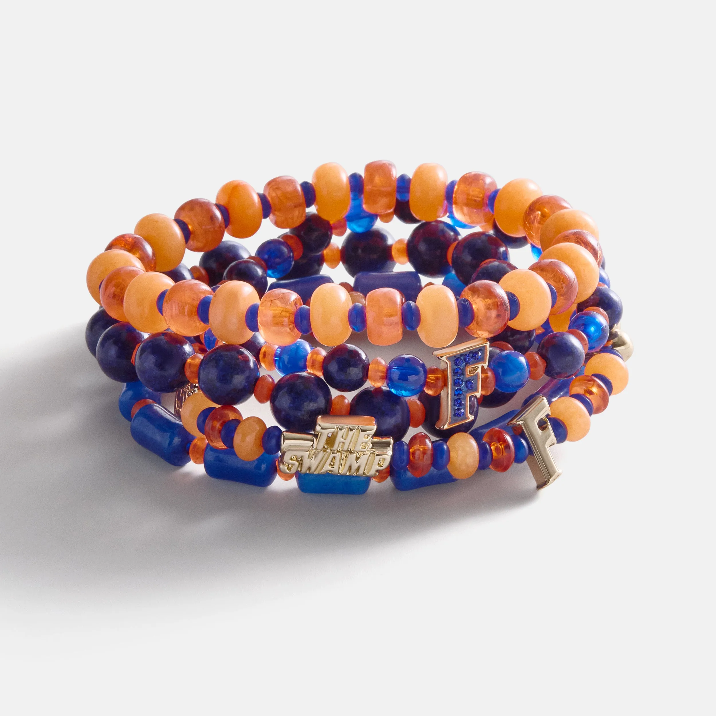 University of Florida Beaded Bracelet Set - University of Florida sold by BaubleBar