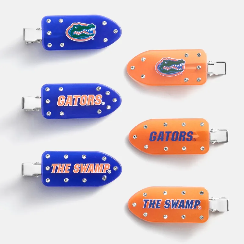University of Florida Creaseless Hair Clip Set - University of Florida made by BaubleBar