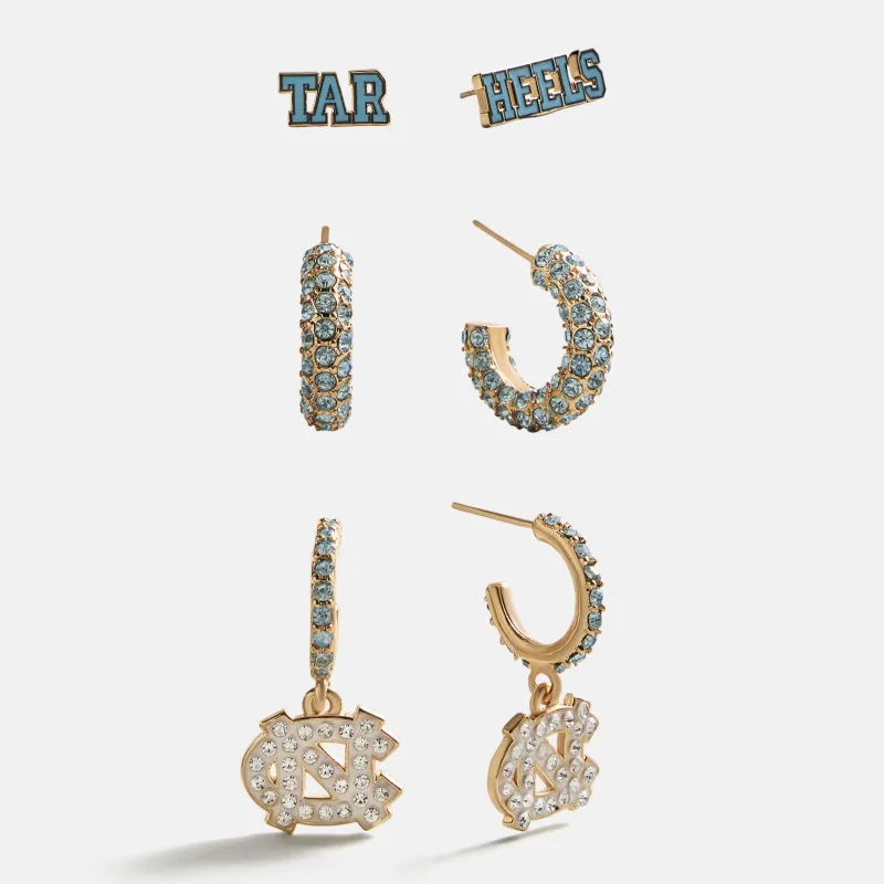 University of North Carolina Slogan Earring Set - University of North Carolina made by BaubleBar