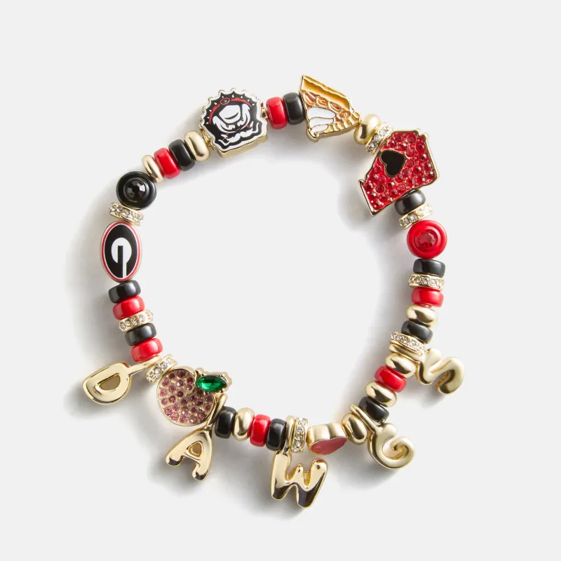 University of Georgia Beaded Charm Bracelet - University of Georgia made by BaubleBar