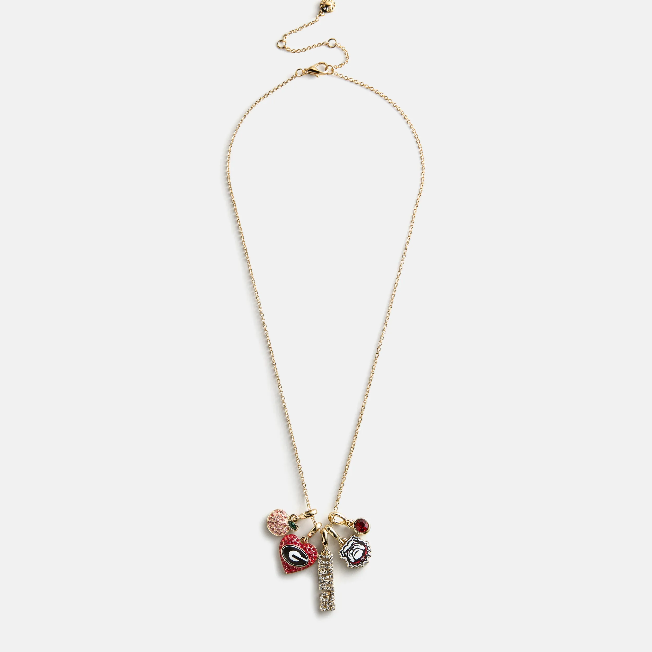 University of Georgia Cluster Charm Necklace - University of Georgia sold by BaubleBar product image thumbnail 4