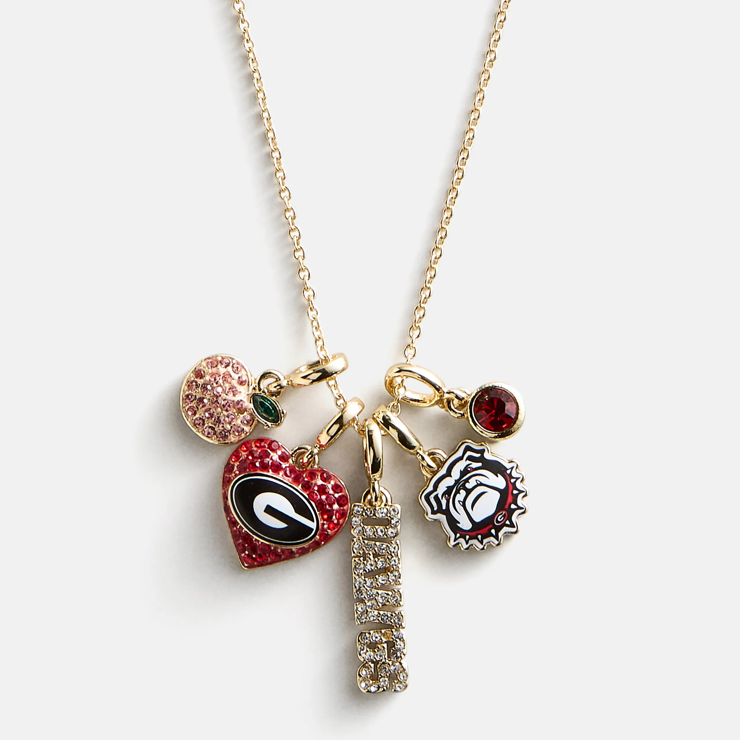 University of Georgia Cluster Charm Necklace - University of Georgia sold by BaubleBar