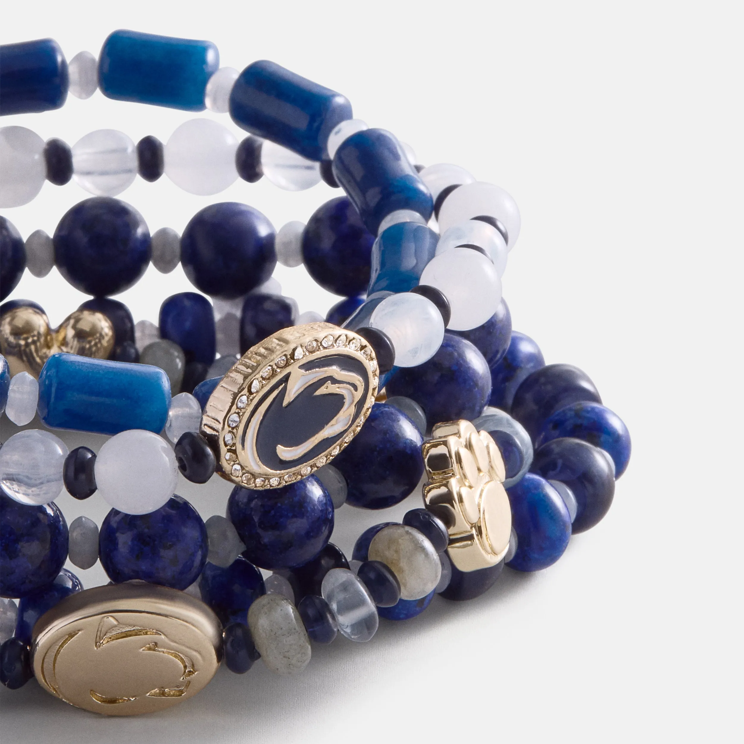 Penn State University Beaded Bracelet Set - Penn State University sold by BaubleBar product image thumbnail 3