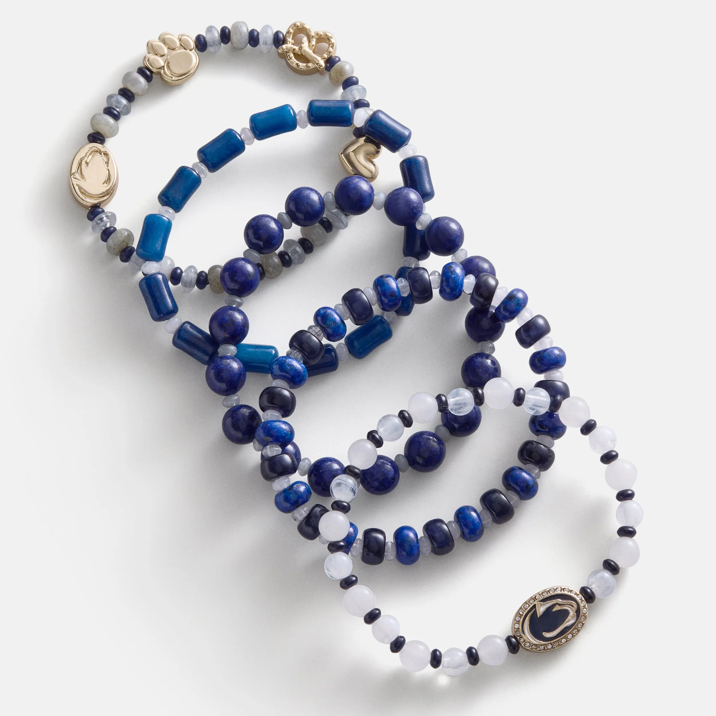 Penn State University Beaded Bracelet Set - Penn State University sold by BaubleBar product image thumbnail 4