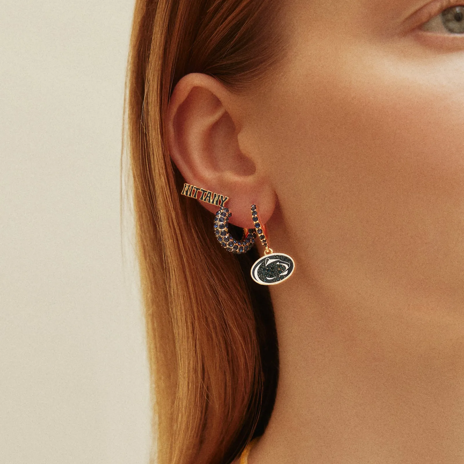 Penn State University Slogan Earring Set - Penn State University sold by BaubleBar product image thumbnail 2