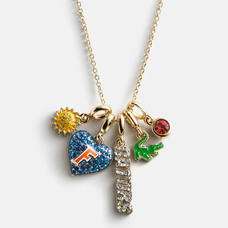 University of Florida Cluster Charm Necklace - University of Florida made by BaubleBar