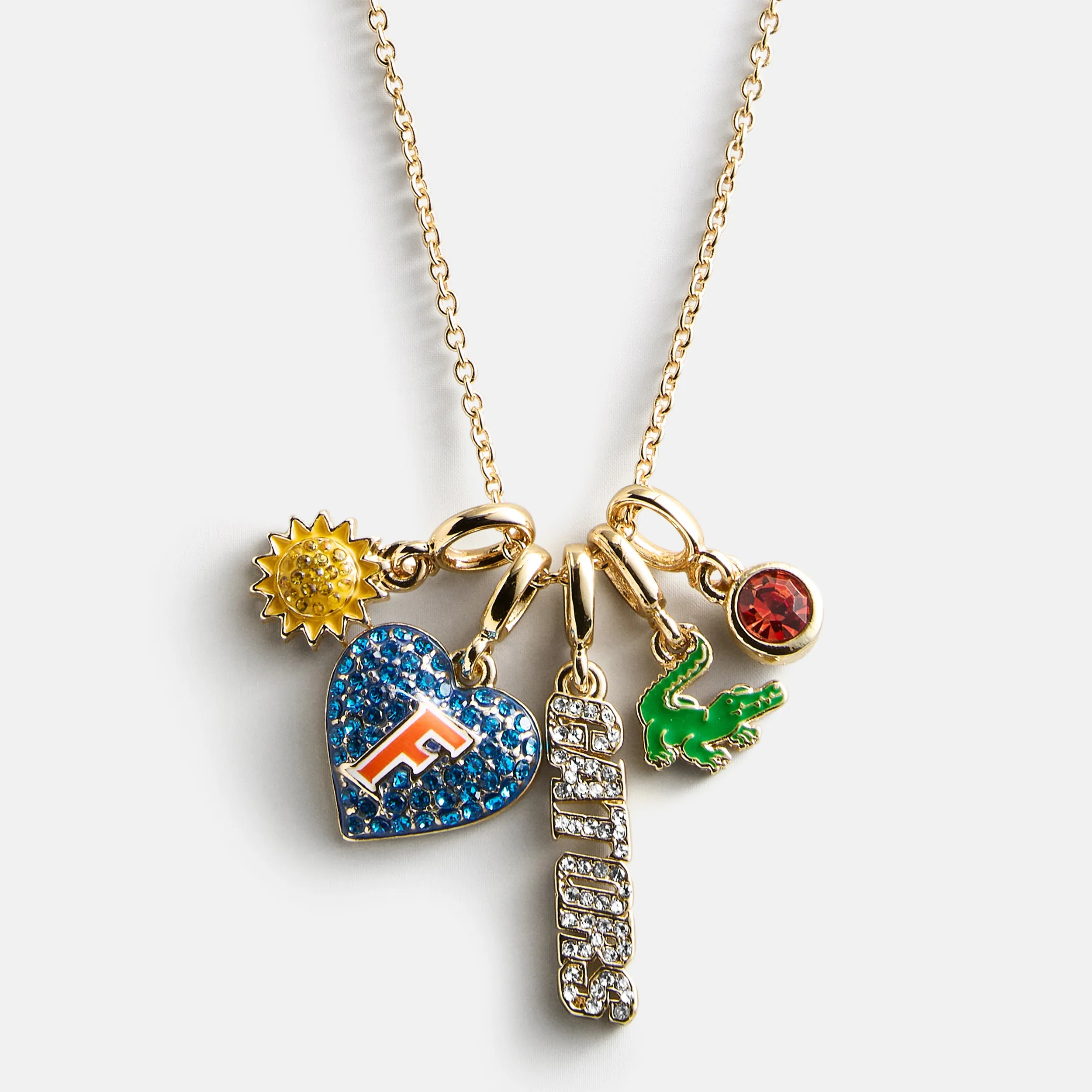 University of Florida Cluster Charm Necklace - University of Florida sold by BaubleBar