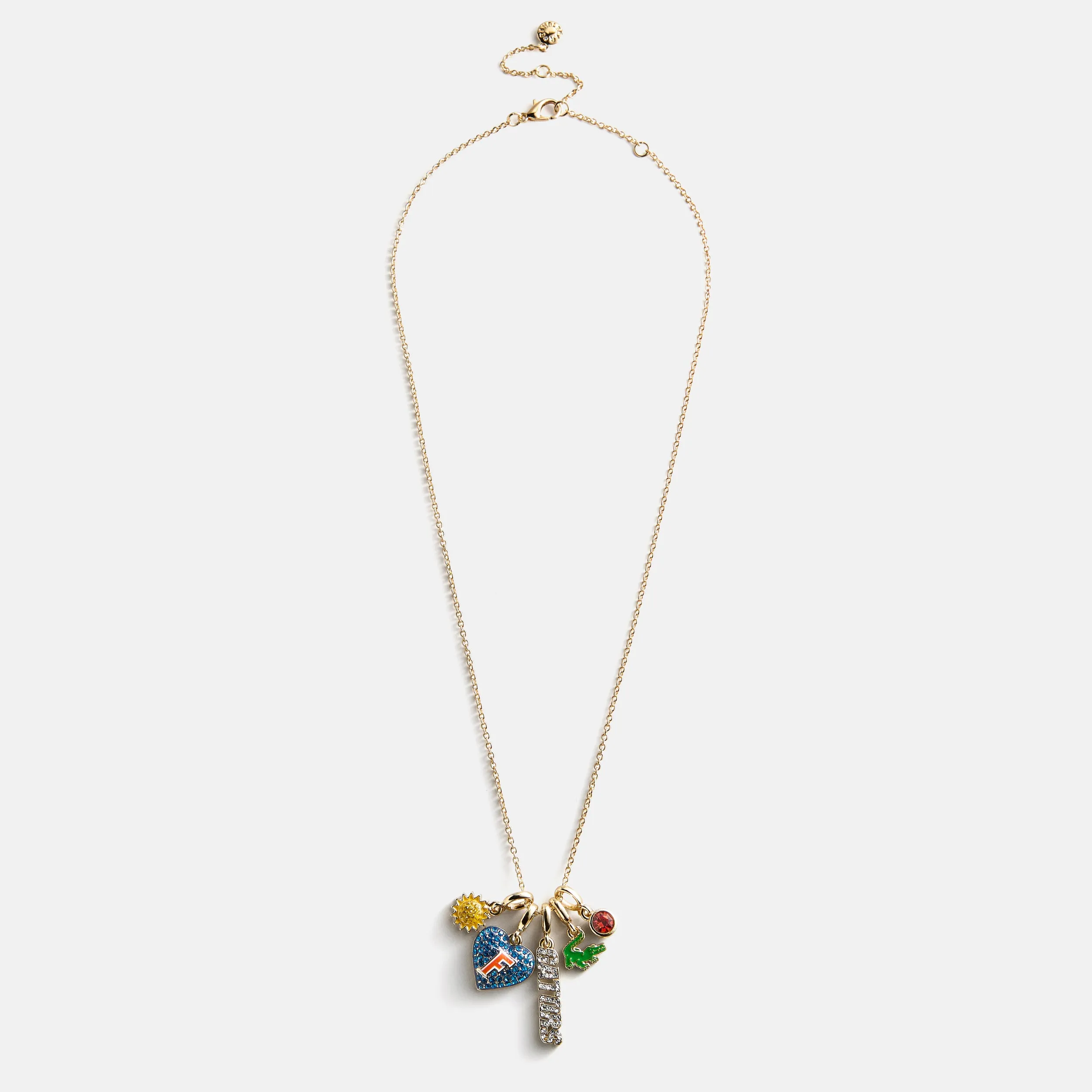 University of Florida Cluster Charm Necklace - University of Florida sold by BaubleBar product image thumbnail 4
