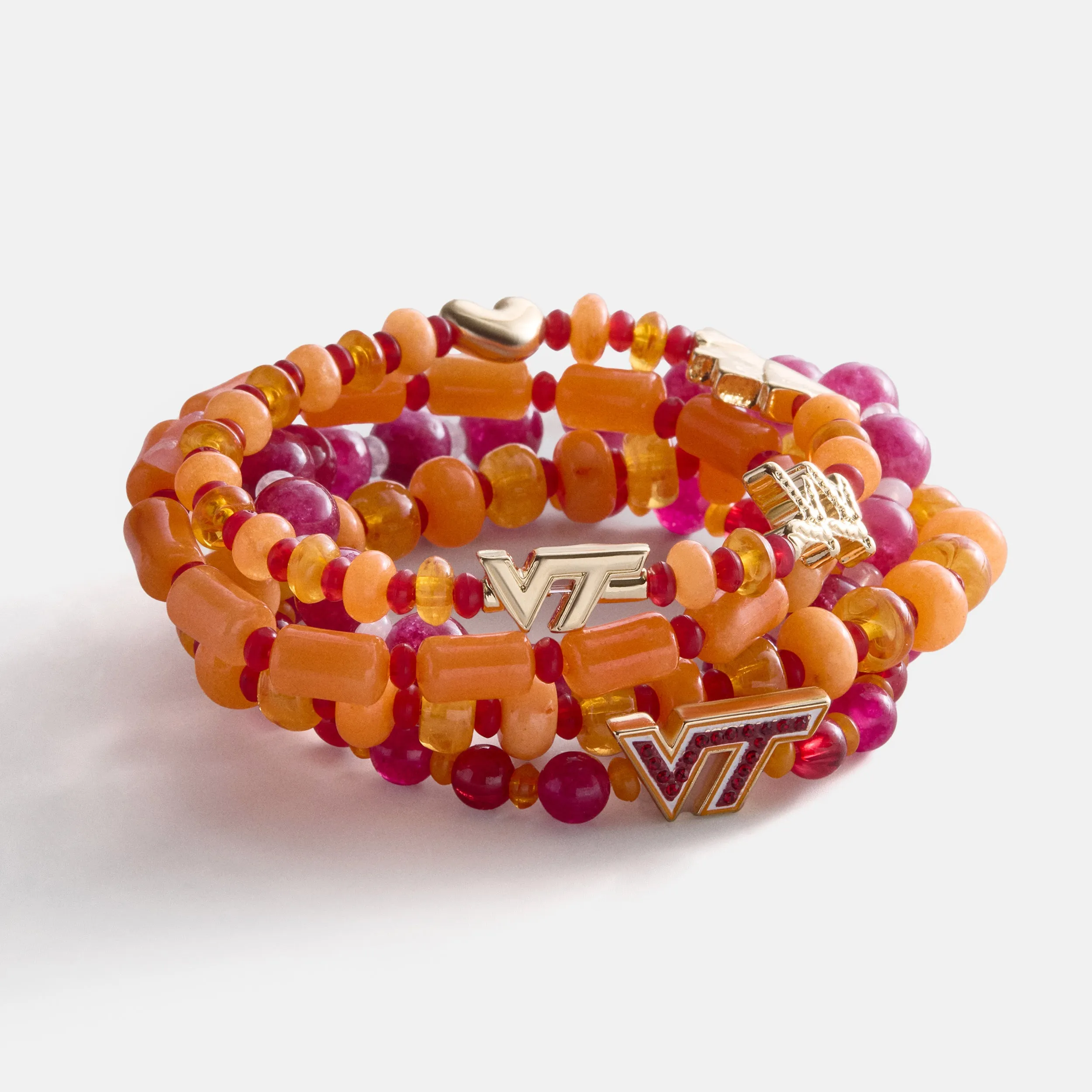 Virginia Tech Beaded Bracelet Set - Virginia Tech sold by BaubleBar