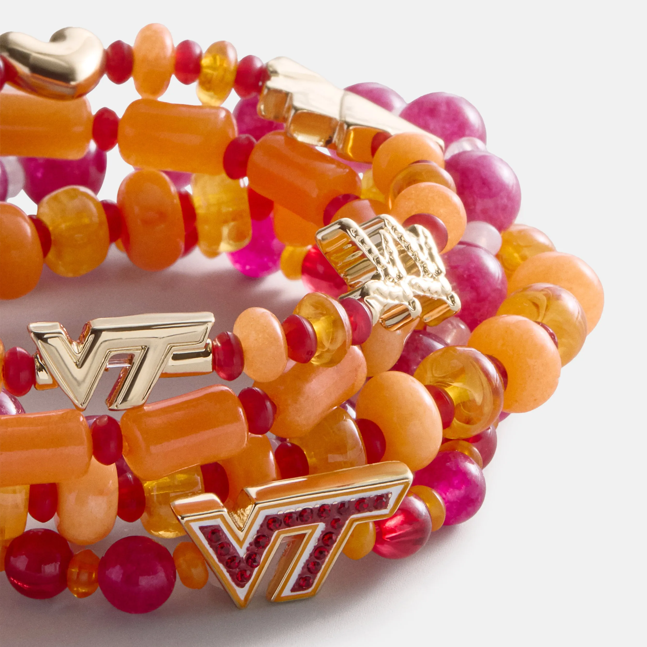 Virginia Tech Beaded Bracelet Set - Virginia Tech sold by BaubleBar product image thumbnail 3