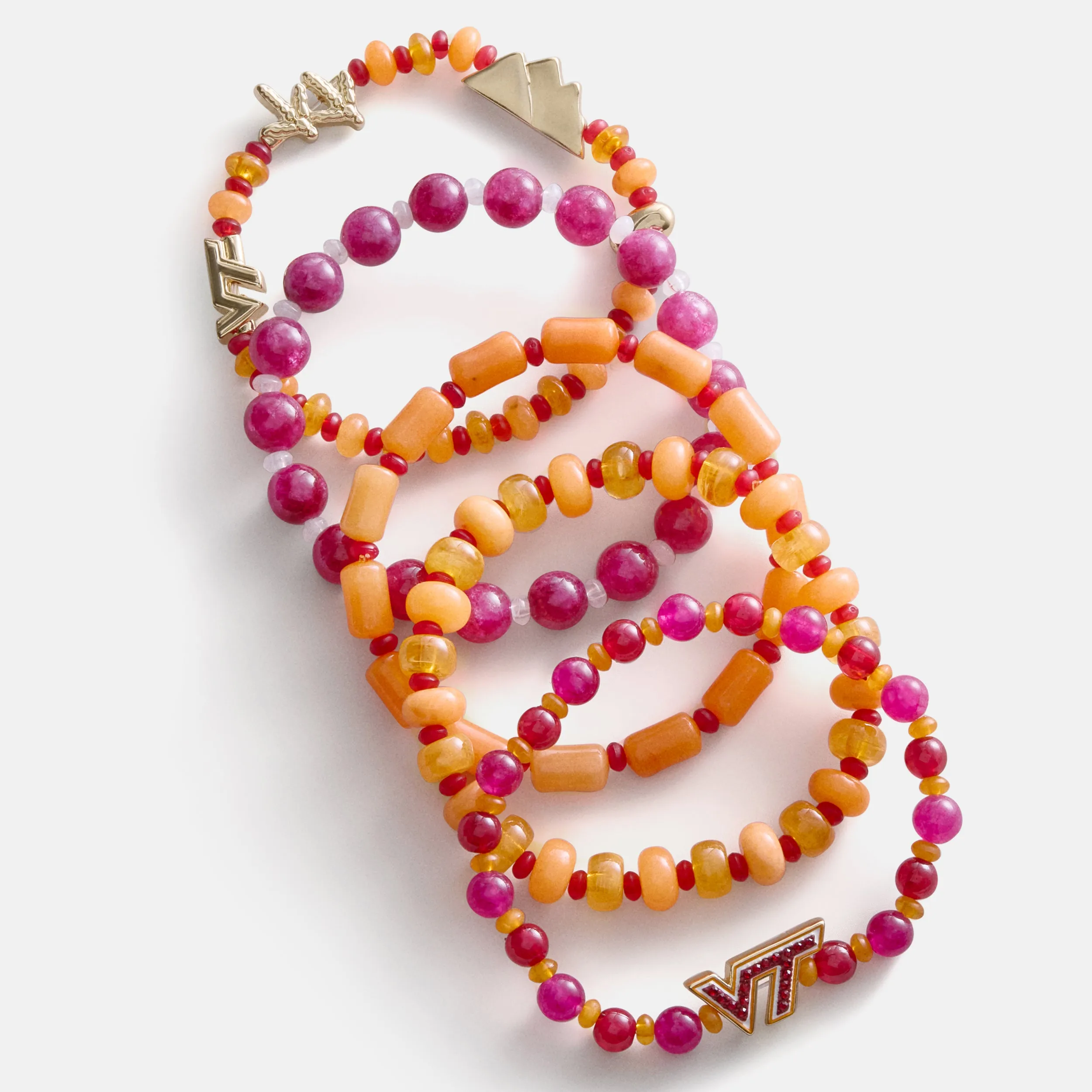 Virginia Tech Beaded Bracelet Set - Virginia Tech sold by BaubleBar product image thumbnail 4
