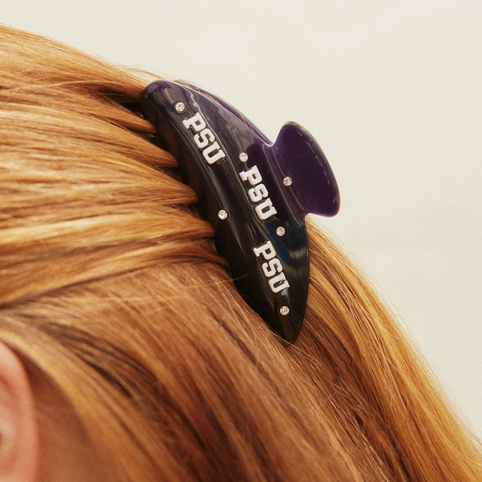 Penn State University Logo Hair Claw Clip - Penn State University sold by BaubleBar product image thumbnail 2