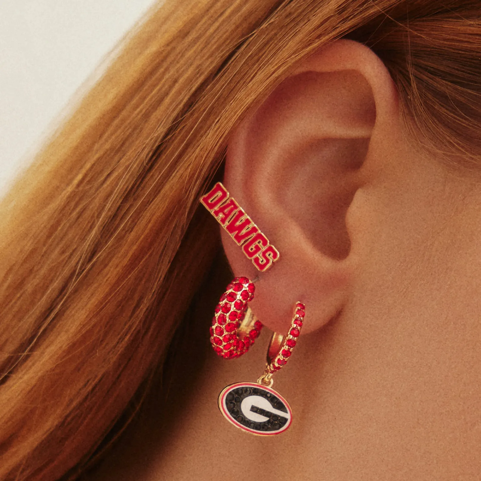 University of Georgia Slogan Earring Set - University of Georgia sold by BaubleBar product image thumbnail 2