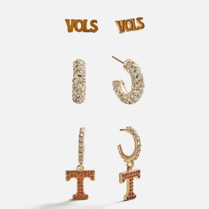 University of Tennessee Slogan Earring Set - University of Tennessee made by BaubleBar