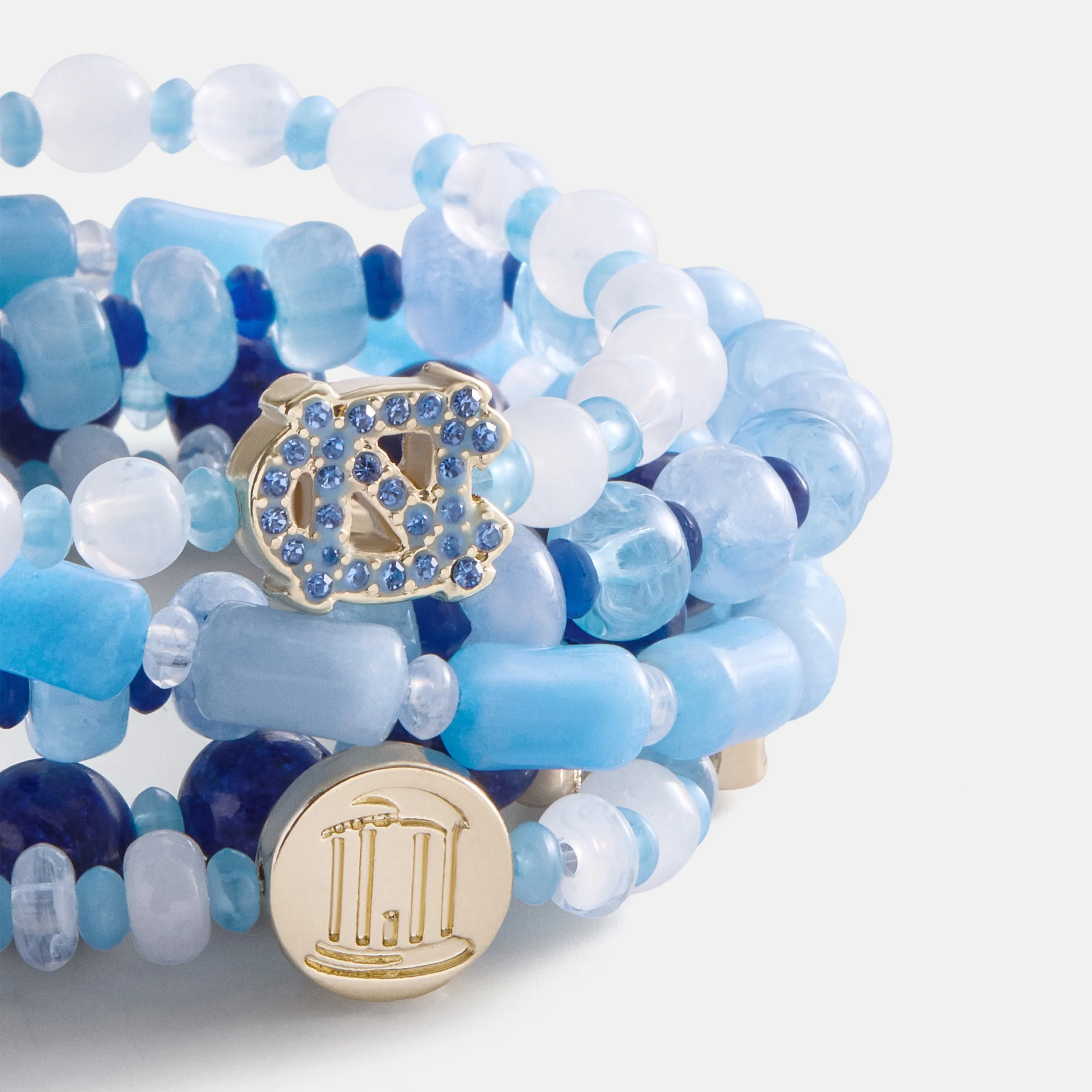 University of North Carolina Beaded Bracelet Set - University of North Carolina sold by BaubleBar product image thumbnail 3