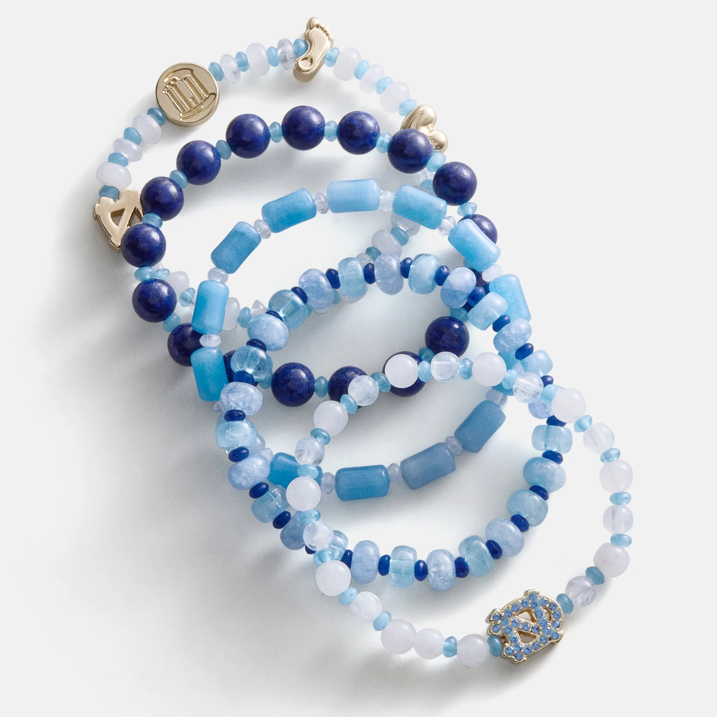 University of North Carolina Beaded Bracelet Set - University of North Carolina sold by BaubleBar product image thumbnail 4