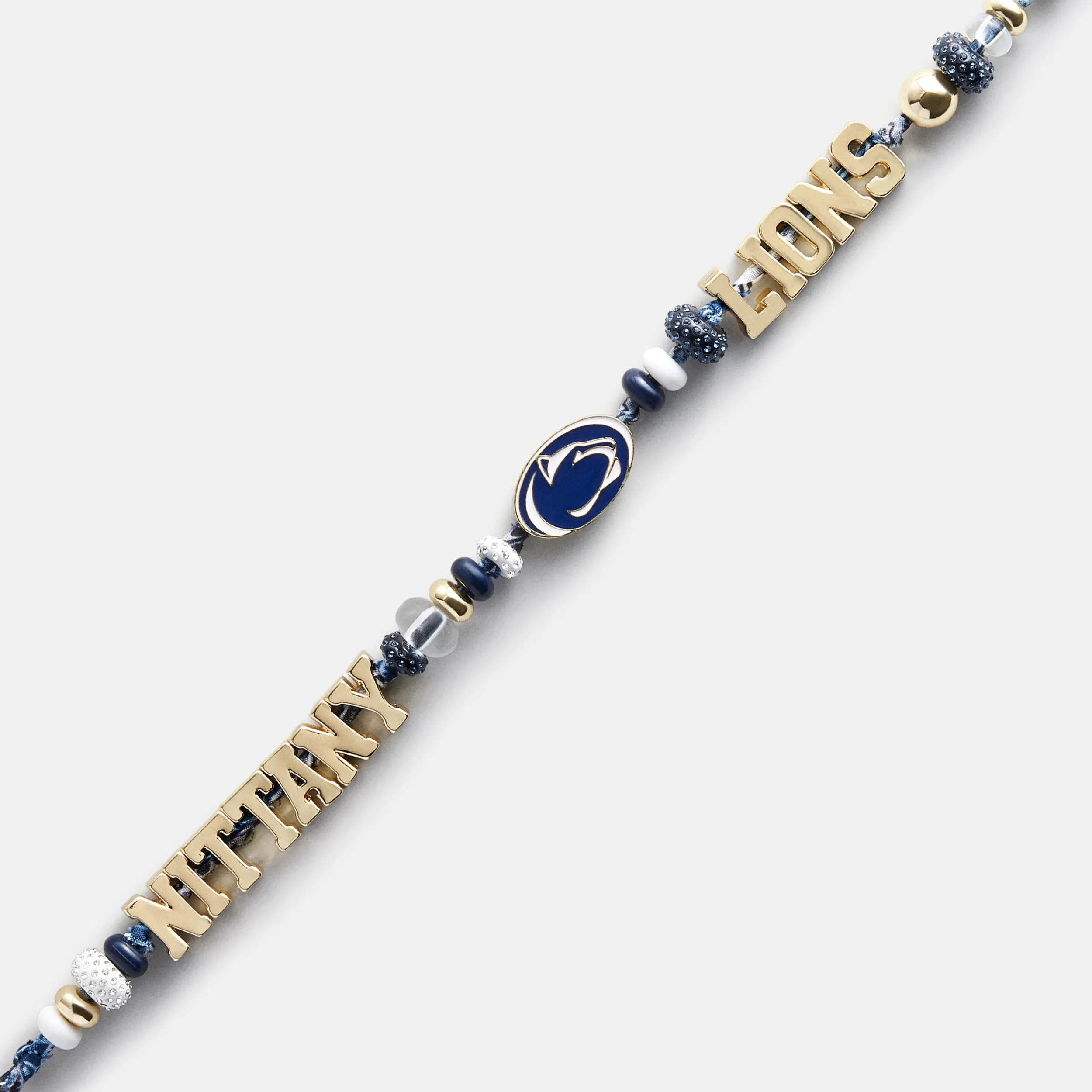 Penn State University Beaded Bandana Phone Charm - Penn State University sold by BaubleBar product image thumbnail 4