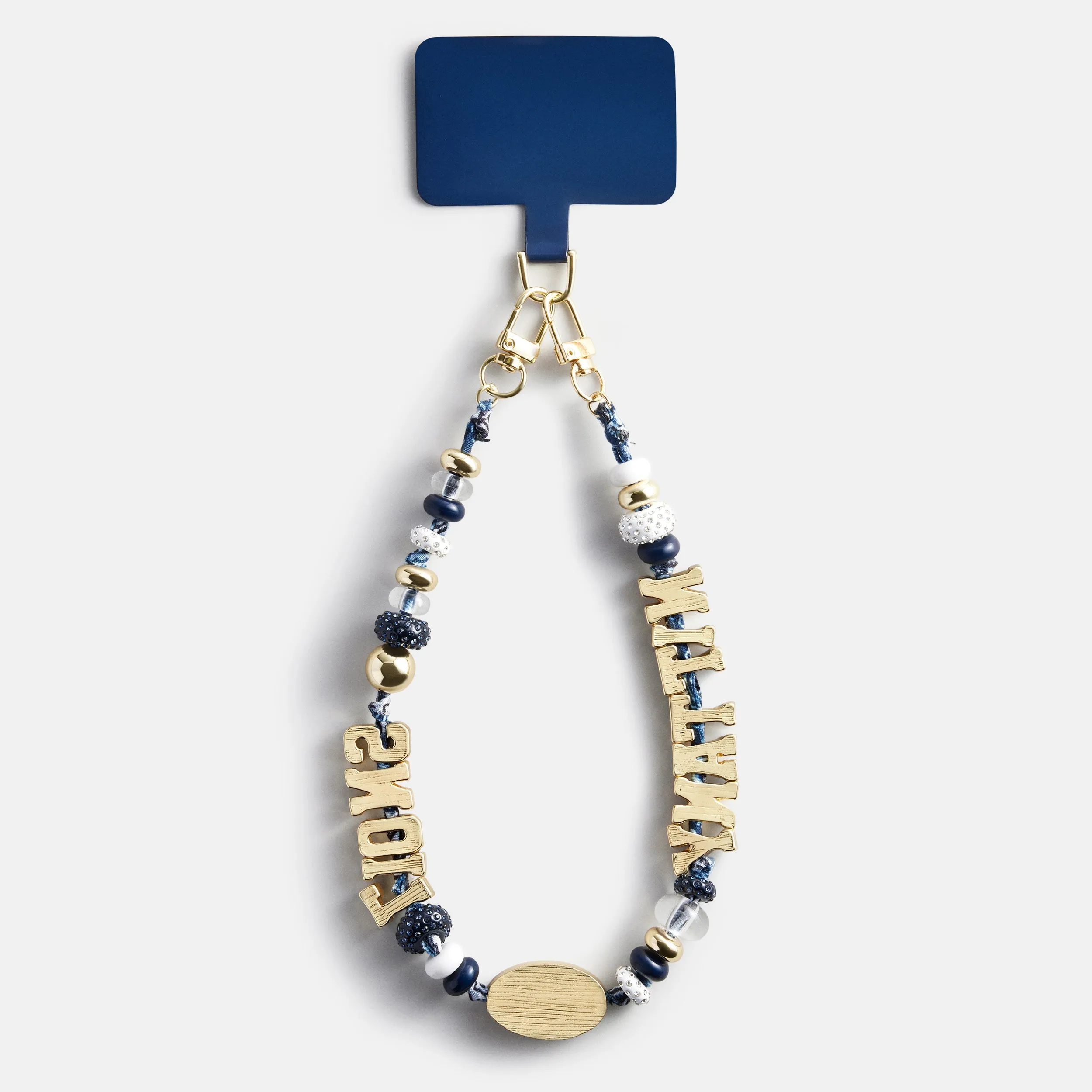 Penn State University Beaded Bandana Phone Charm - Penn State University sold by BaubleBar product image thumbnail 5