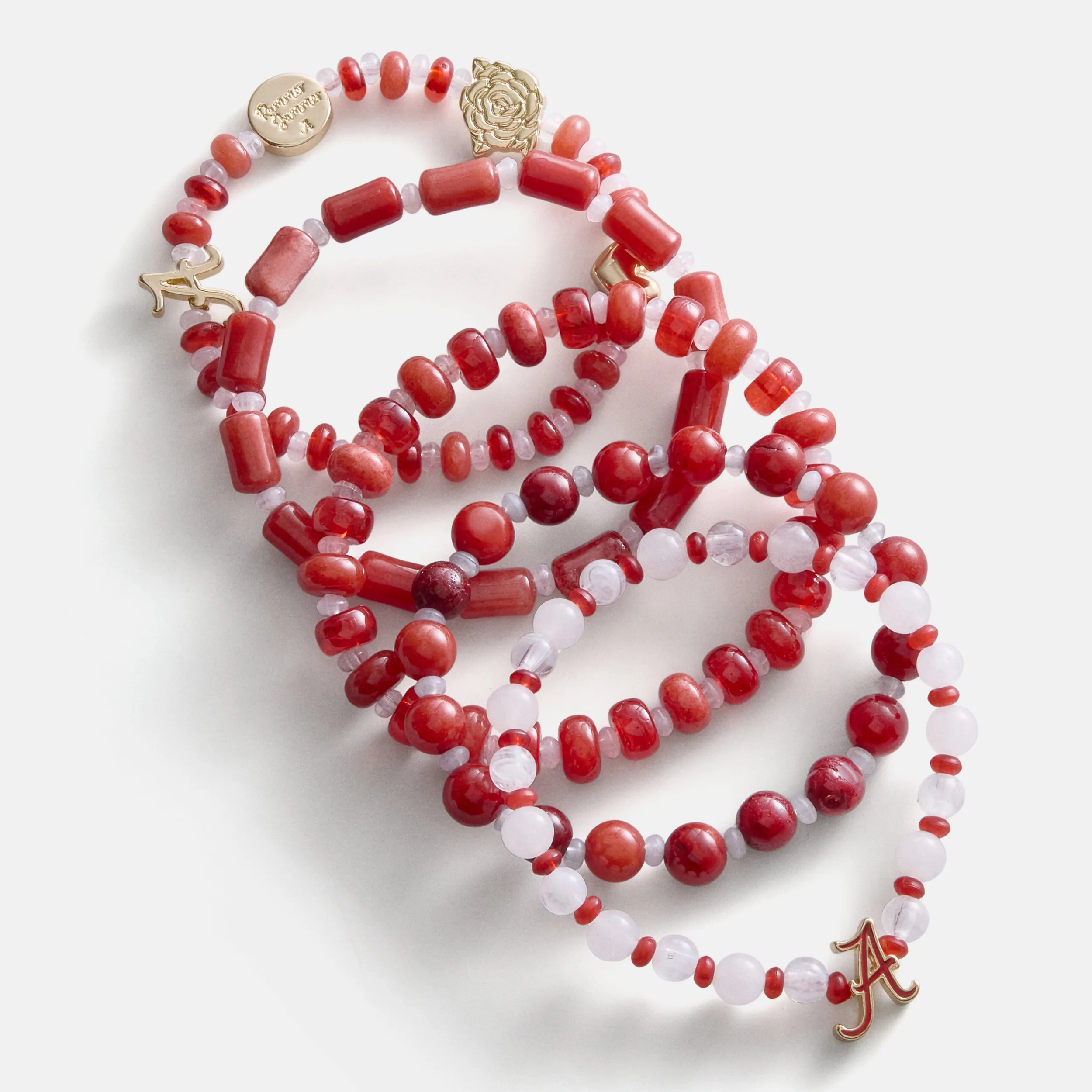 University of Alabama Beaded Bracelet Set - University of Alabama sold by BaubleBar product image thumbnail 4