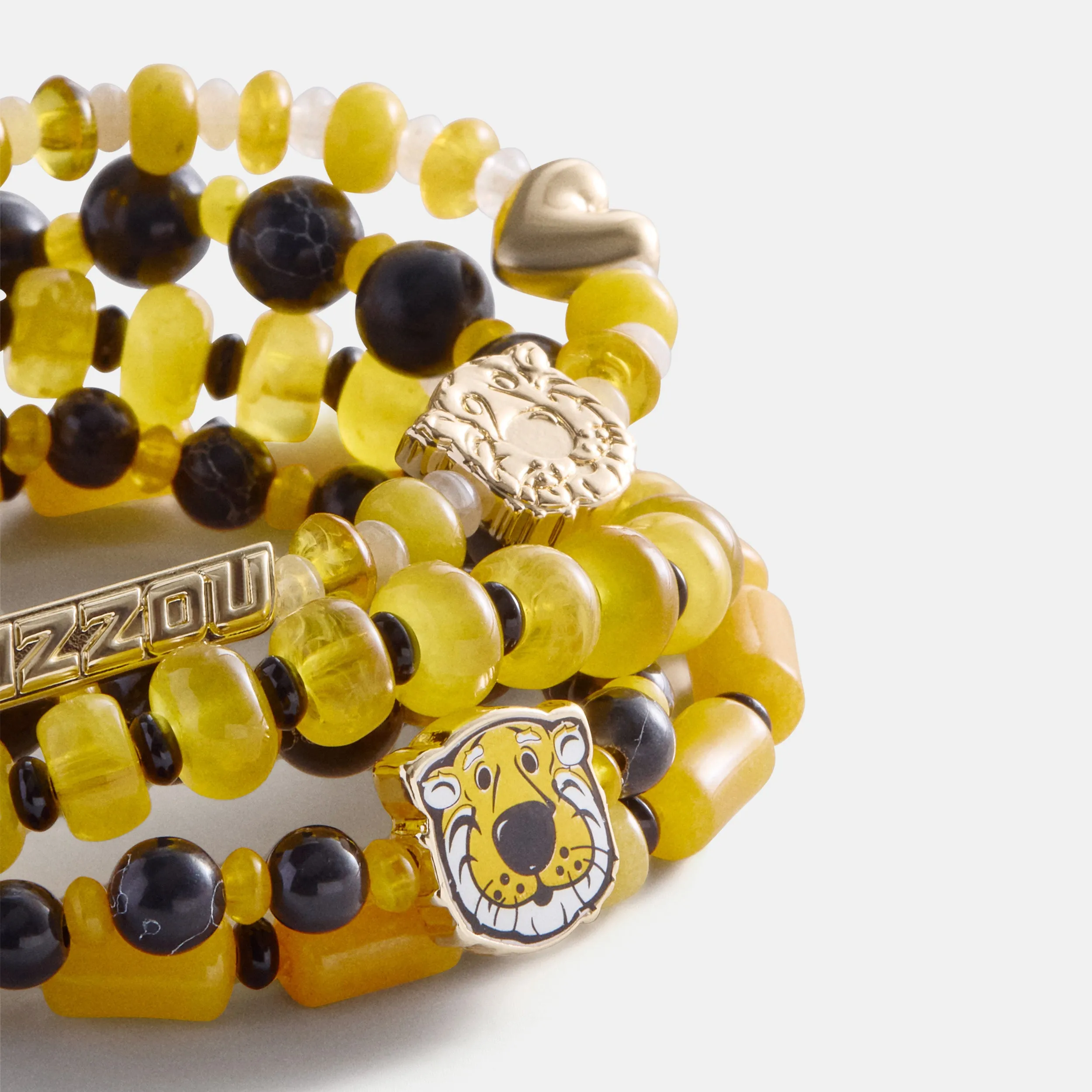 University of Missouri Beaded Bracelet Set - University of Missouri sold by BaubleBar product image thumbnail 3