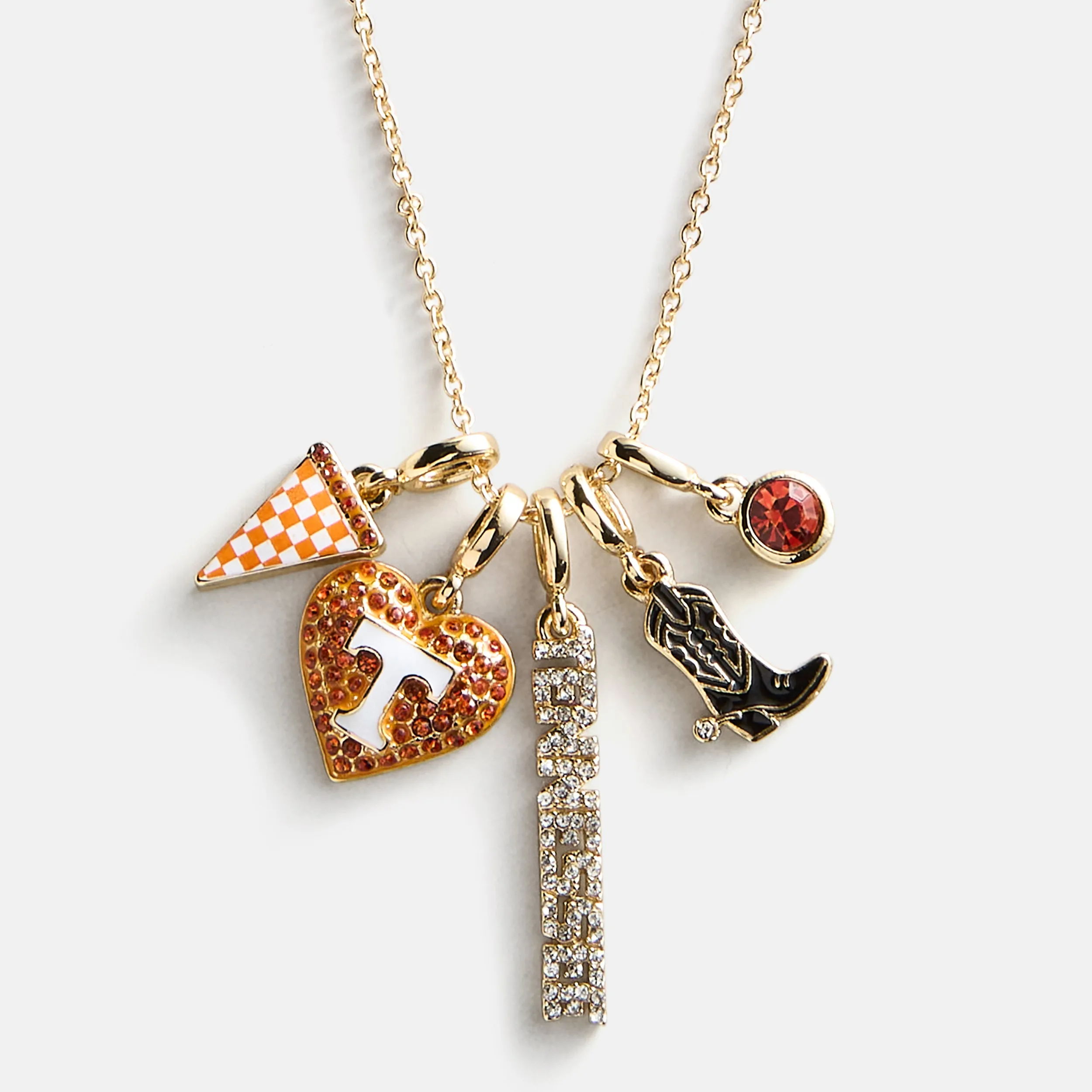 University of Tennessee Cluster Charm Necklace - University of Tennessee sold by BaubleBar