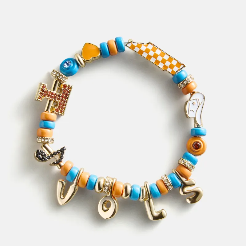 University of Tennessee Beaded Charm Bracelet - University of Tennessee made by BaubleBar