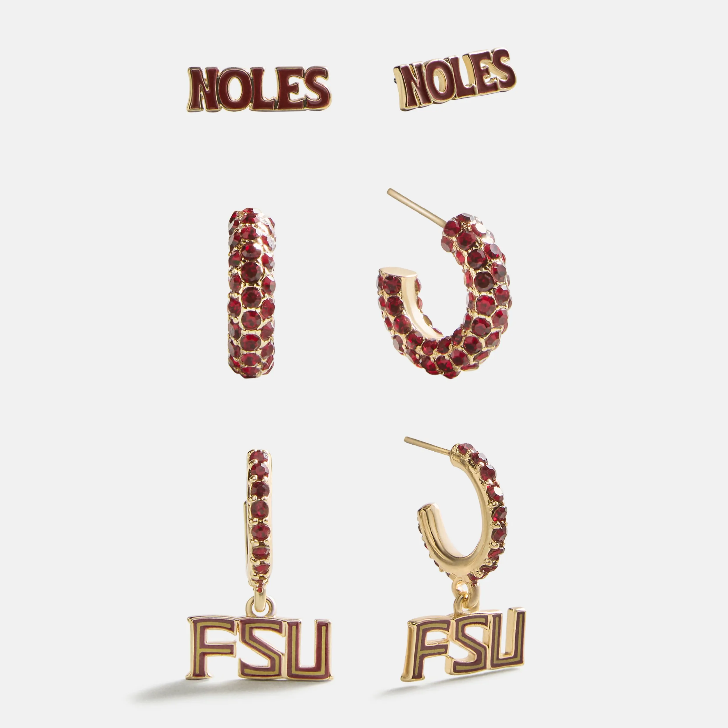 Florida State University Slogan Earring Set - Florida State University sold by BaubleBar