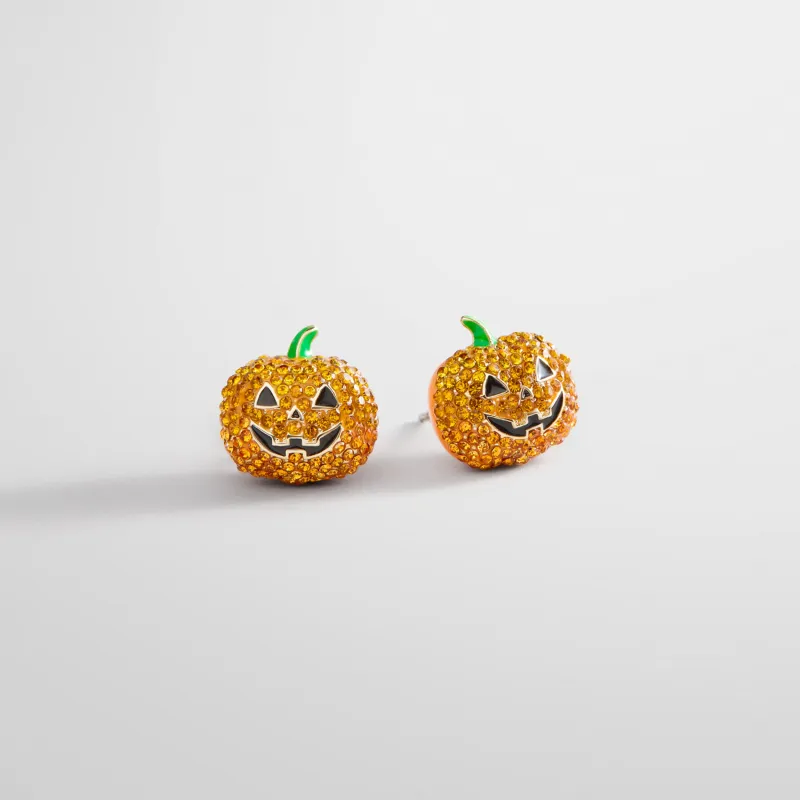 Gourd Behavior Pumpkin Earrings made by BaubleBar