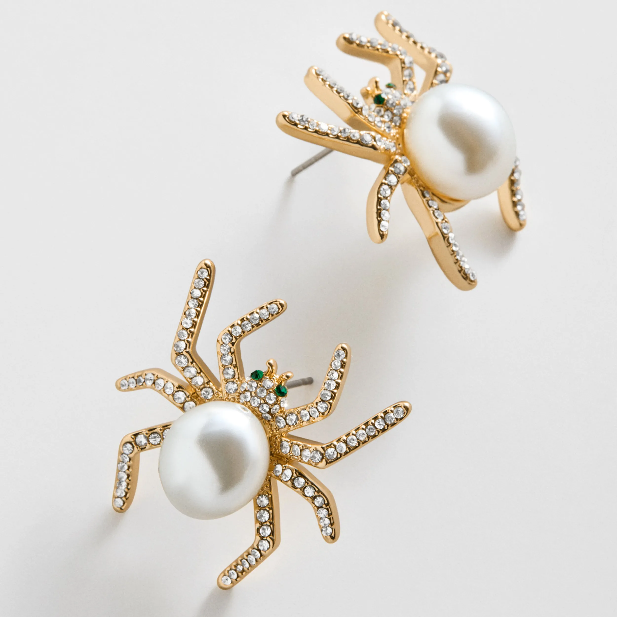 Web Presence Spider Earrings sold by BaubleBar product image thumbnail 3