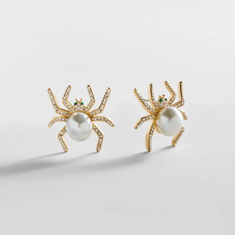 Web Presence Spider Earrings made by BaubleBar