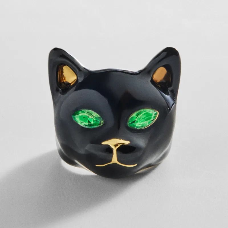 Cat's Out Statement Ring made by BaubleBar