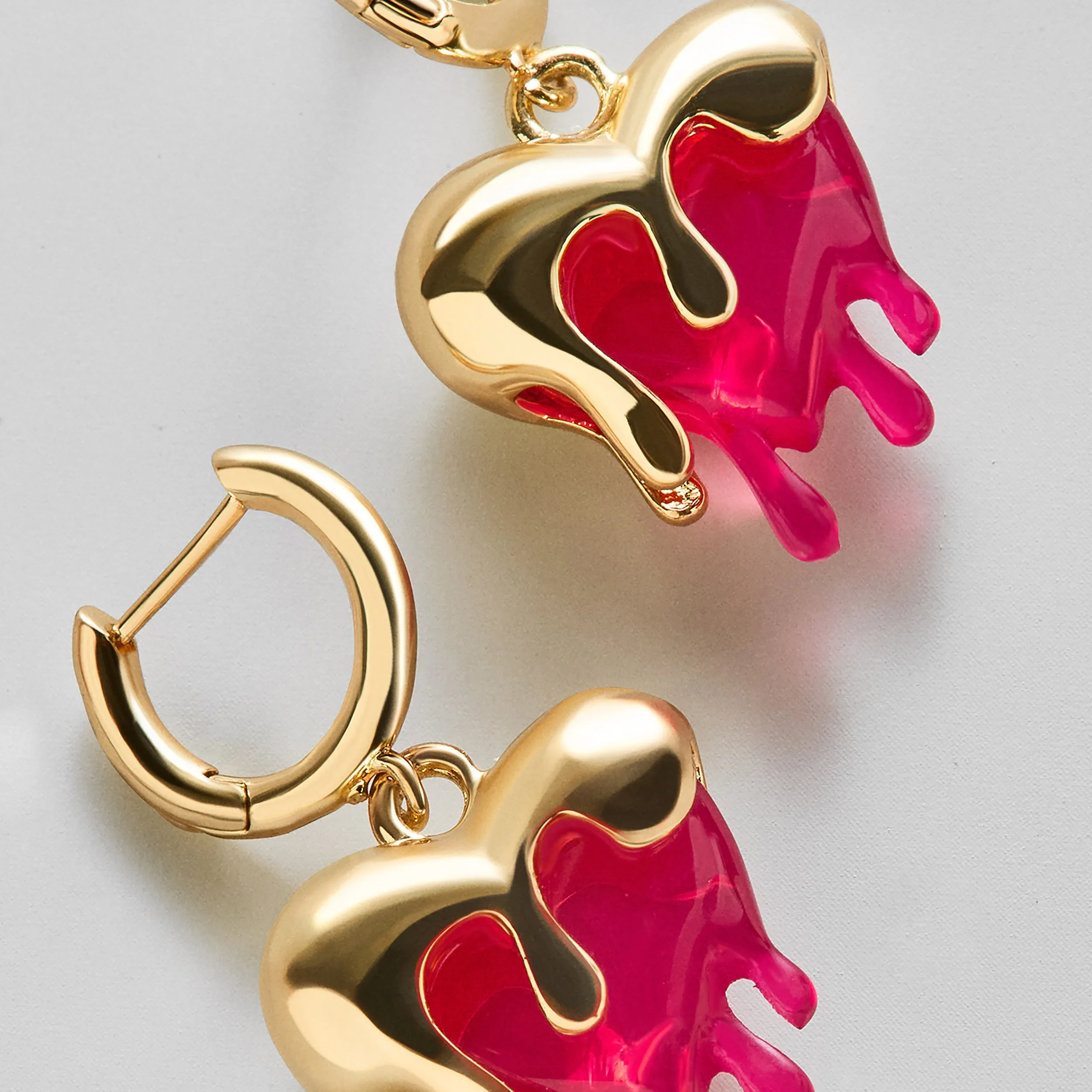 Fatal Attraction Heart Earrings sold by BaubleBar product image thumbnail 3