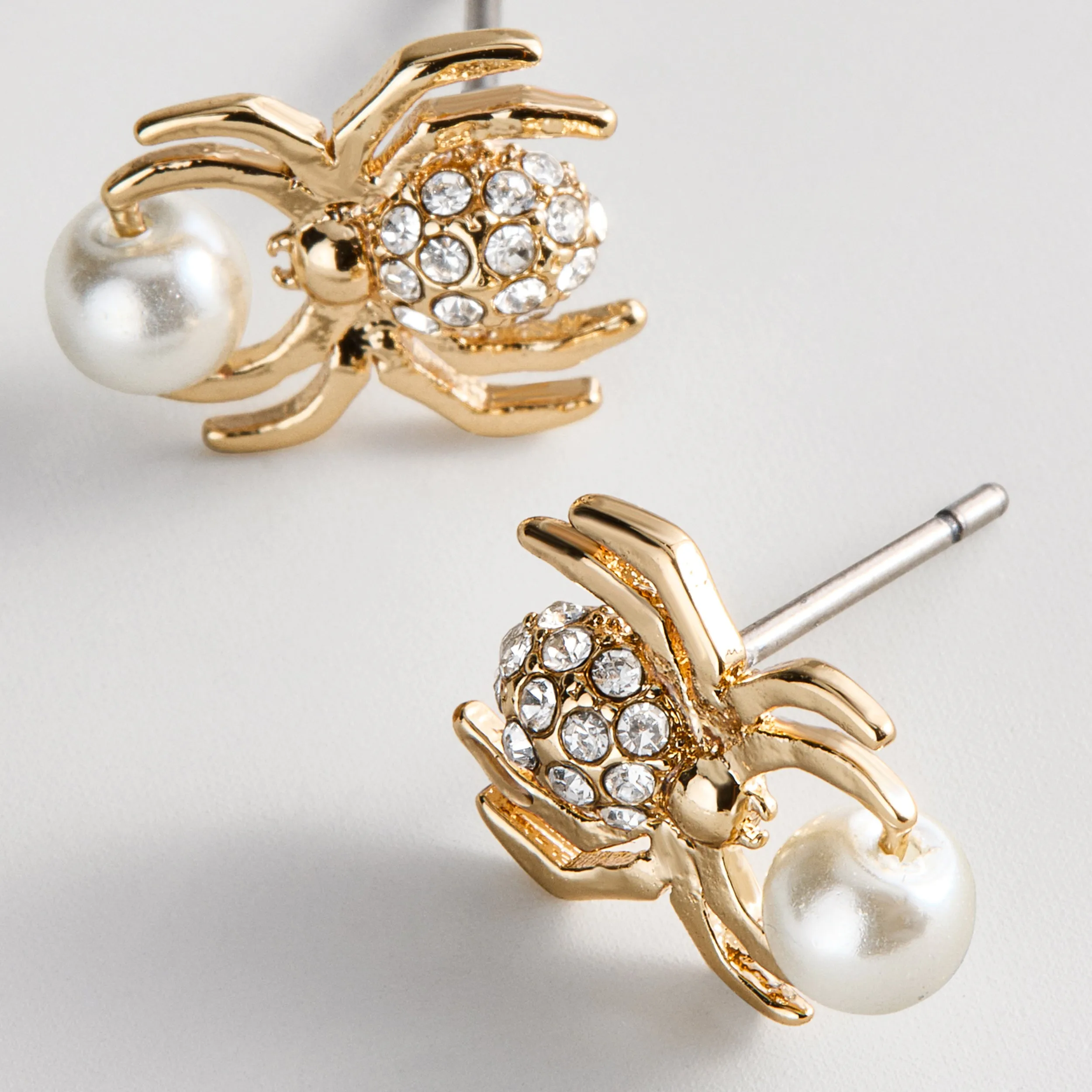 Spin Cycle Spider Earrings sold by BaubleBar product image thumbnail 3