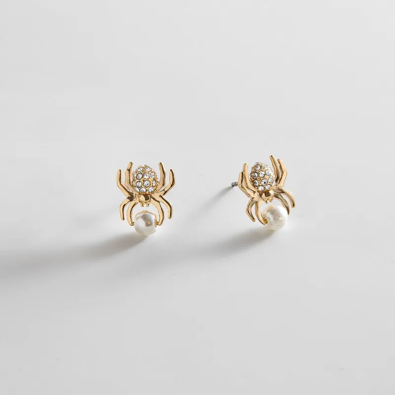 Spin Cycle Spider Earrings made by BaubleBar