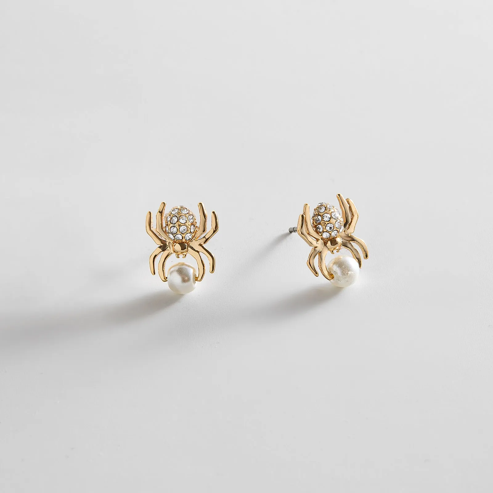Spin Cycle Spider Earrings sold by BaubleBar