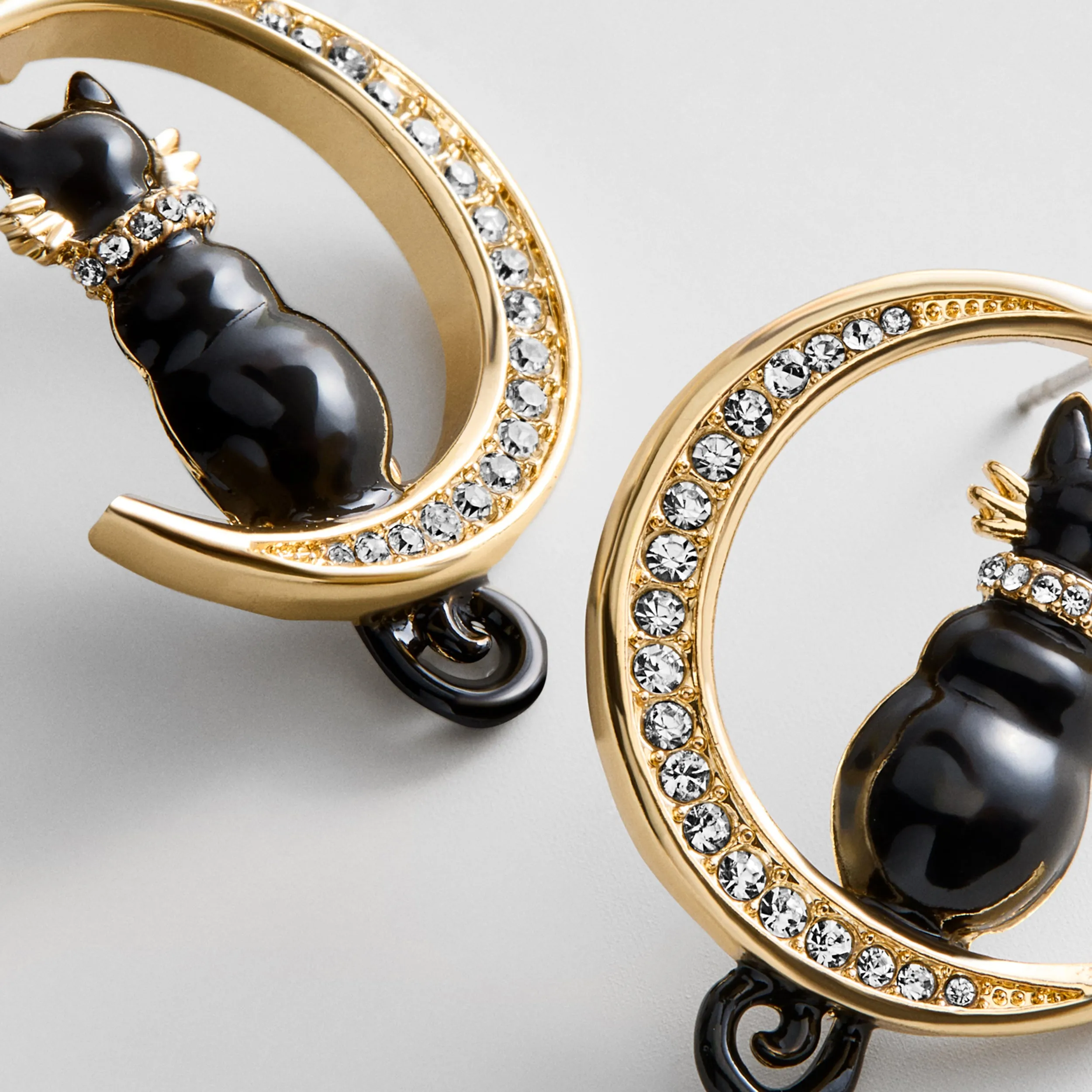 Night Prowl Cat Earrings sold by BaubleBar product image thumbnail 3