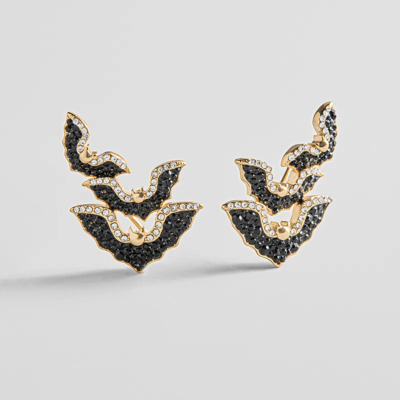 Flight Risk Bat Crawler Earrings made by BaubleBar